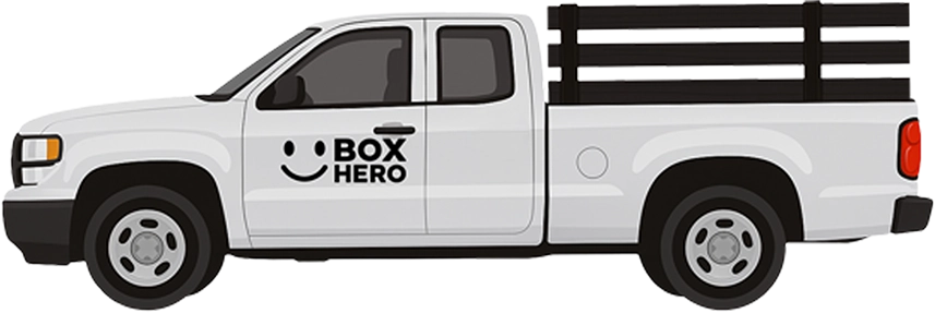 Box Hero junk removal truck used for furniture and cardboard hauling